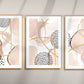 Set 3 Cuadros abstractos acuarelados