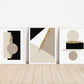 Set 3 Cuadros abstracto geometrico