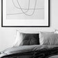 Set 2 Cuadros lineas blanco y negro