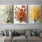 Set 3 Cuadros flores