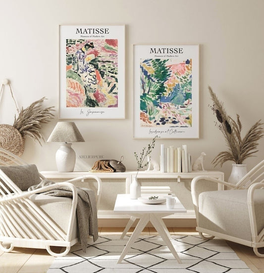 Set 2  Cuadros Henri matisse