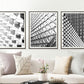 Set 3 Cuadros de arquitectura moderna
