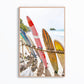 Cuadro  de playa y surf