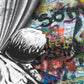 Cuadro Street Art "detrás del muro estilo Banksy "