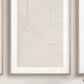 Set 3 Cuadros abstractos tonos neutros