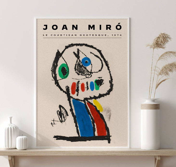 Cuadro cartel de exposición Joan Miro 16