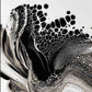 Set 3 Cuadros modernos abstractos blanco y negro