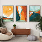 Set 3 Cuadros paisajes acuarelas