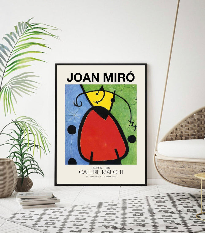 Cuadro cartel de exposición Joan Miro 14