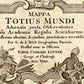 Cuadro mapa mundi vintage 1775 , 120x80