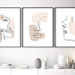 Set  3 Cuadros Minimalistas siluetas