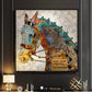 Cuadro de animal, caballo  colores