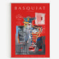 Cuadro cartel de exposición Basquiat