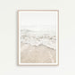 Cuadro de playa y surf neutros