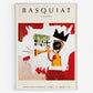 Cuadro cartel de exposición Basquiat 3