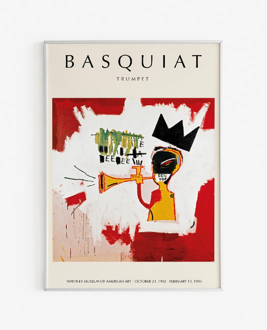 Cuadro cartel de exposición Basquiat 3