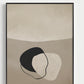 Set 2 Cuadros abstractos beige y neutros