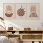 Set 3 Cuadros boho neutros