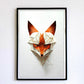 Set 2 cuadros de animales en origami