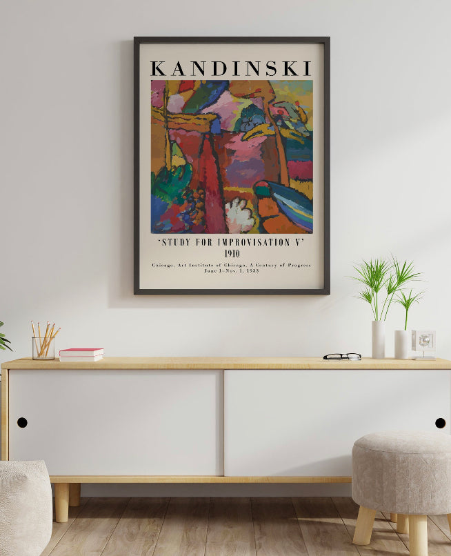 Cuadro cartel de exposición Kandinski 6