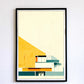 Set 2 cuadros de arquitectura moderna