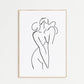 Cuadro de silueta mujer 4