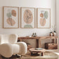 Set 3 Cuadros boho tonos neutros