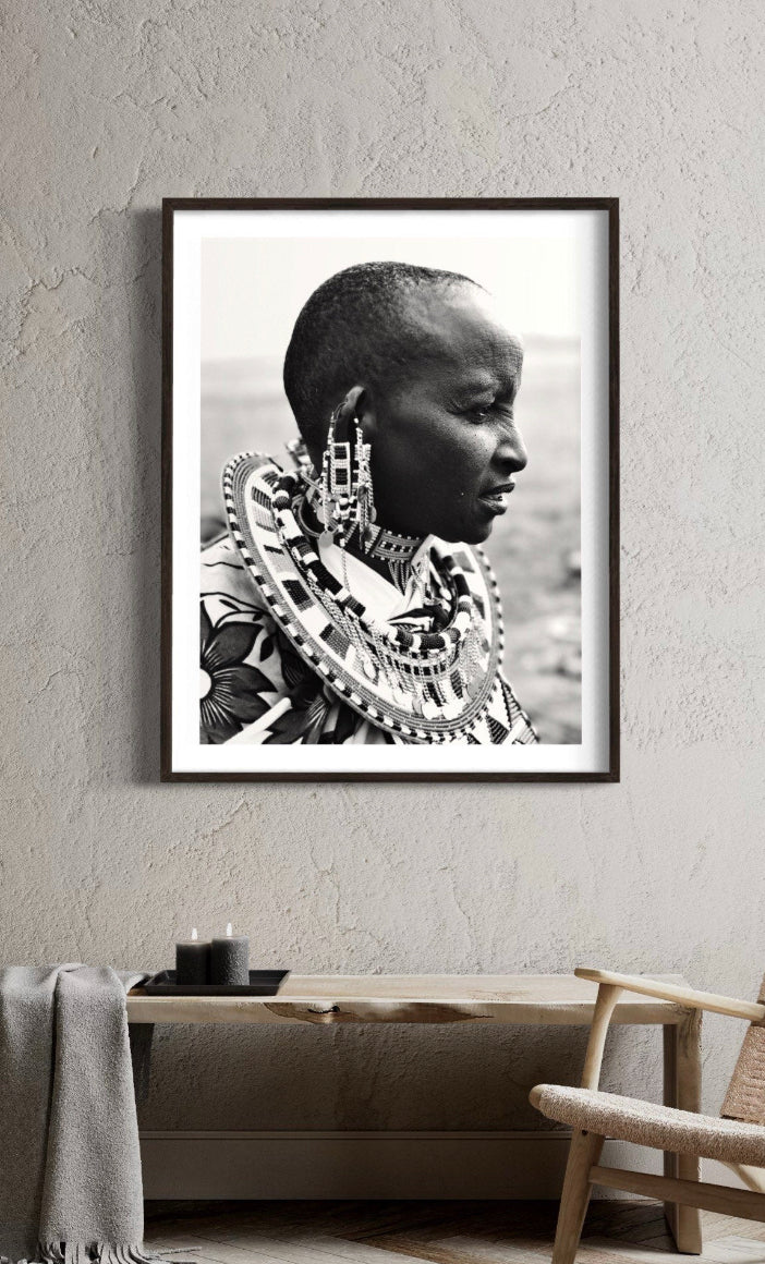 Cuadro tribal 6, africa , fotografía