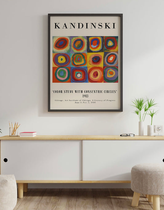 Cuadro cartel de exposición Kandinski 5