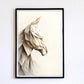 Cuadro de anímal , caballo origami