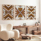 Set 3 Cuadros tribales , estilo africano , afro