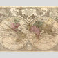 Cuadro mapa mundi vintage 1775 , 120x80