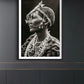 Cuadro tribal 5 , africa , fotografía